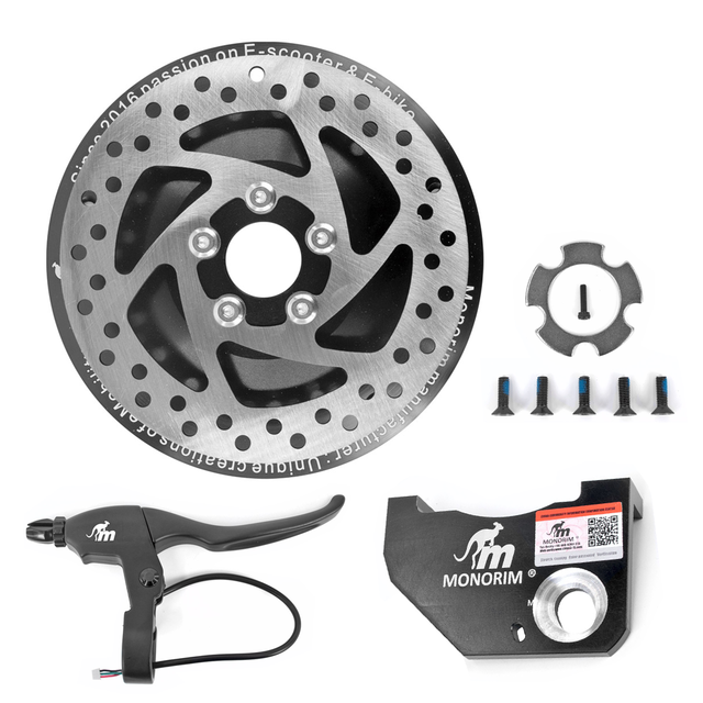 Monorim MD500W-MAX Motor Deck Upgrade Disc Brake Parts For t3s/T3s pro+ Scooter, 140mm for Rear Motor