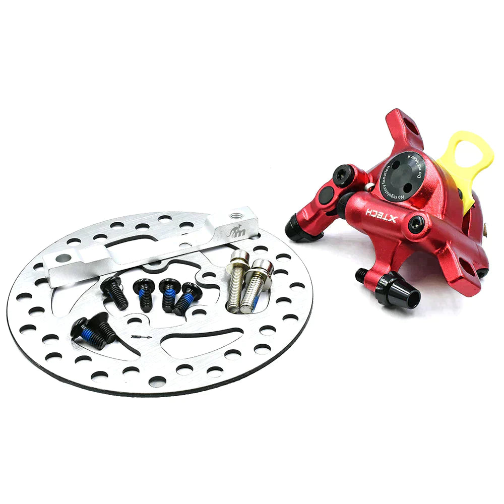 Monorim Xtech Disc Brake Upgrade Kit For Red Bull Racing Class Scooter Brake Construction With 120mm Disk