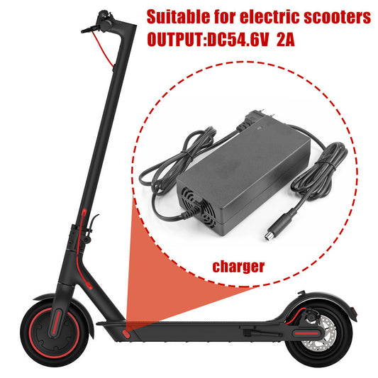 Monorim EC01 54.6V 2A Charger for 48v Battery Pasted CE FCC for Ninebot Max G30 Electric Scooter Charger Accessories