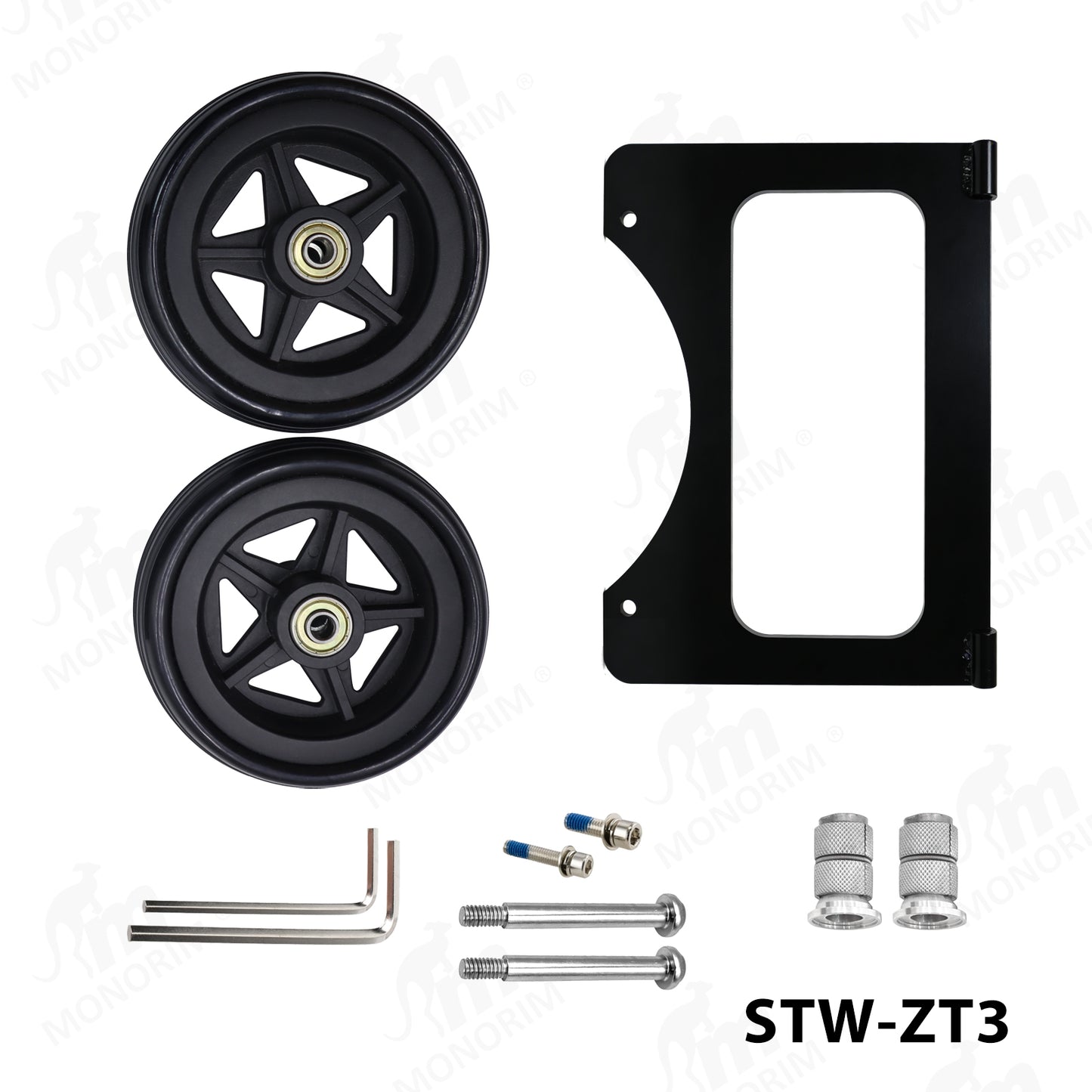 Monorim STW-ZT3 vertical parking frame wheels special for Segway Zt3 pro e-scooter