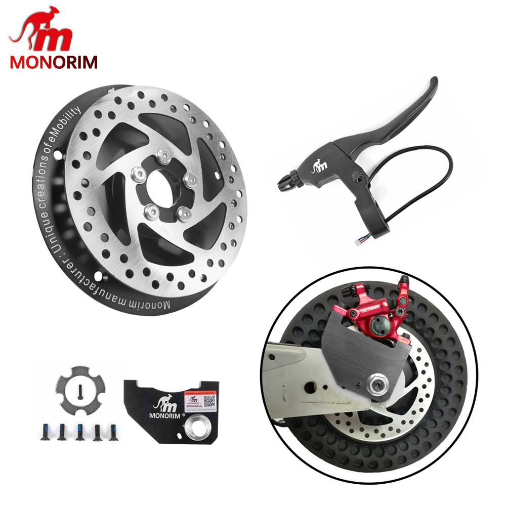 Monorim MD500W-MAX Motor Deck Upgrade Disc Brake Parts For vivobike s4 Scooter, 140mm for Rear Motor