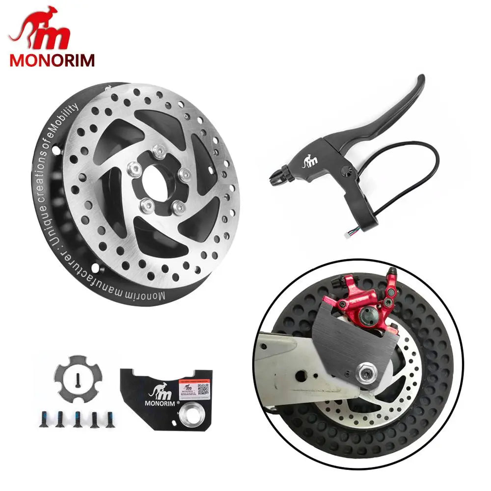 Monorim MD500W-MAX Motor Deck Upgrade Disc Brake Parts For Segway Ninebot Scooter MAX G30, 140mm for Rear Motor