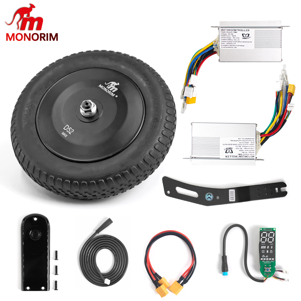 Monorim Dual52 Max Upgraded to be AWD 48V 500W Dual-Drive 60km/h for Segway Scooter Max G30 D Basic on U5 kit