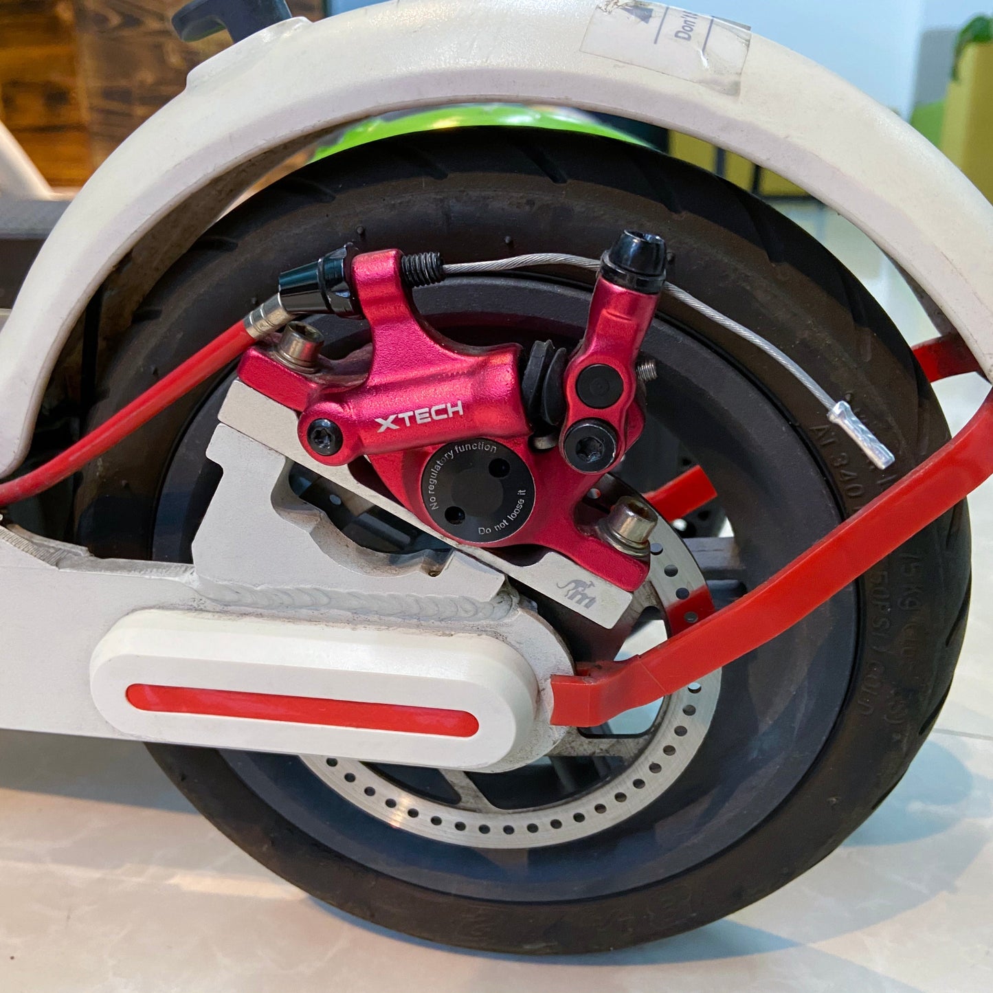 Monorim Xtech Disc Brake Upgrade Kit For Hiboy ks4 pro Scooter Brake Construction With 120mm Disk