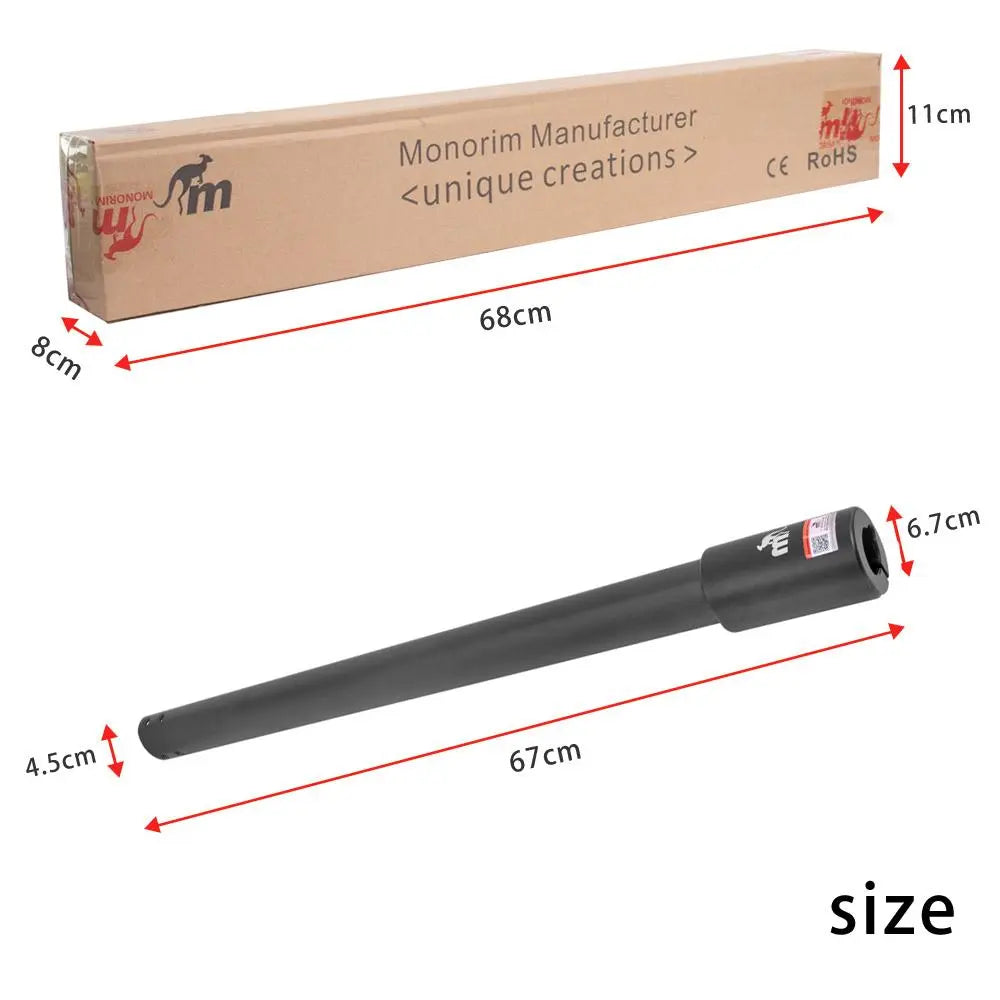 Monorim Holder High-Density Alloy Steel for Porovo MAX Scooter Refit to non-foldable, More stable