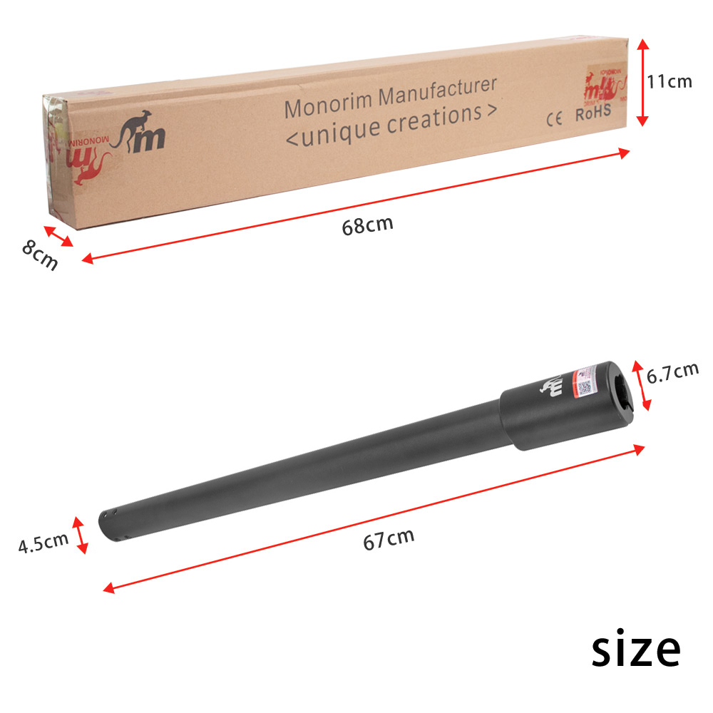 Monorim Holder High-Density Alloy Steel for vivobike s4 Scooter Refit to non-foldable, More stable