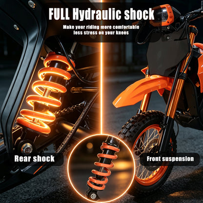 MONORIM WISH007 PRO DIRT BIKE 48v 20.8ah 1000w motor 60km/h  off road tire
