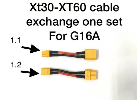 monorim XT30 conversion interface XT30-XT60 cable exchange one set For G16A and Universal part