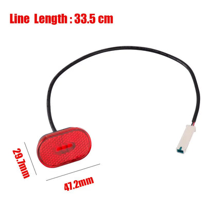 Monorim LR02 Scooter Tailight with License Support for Xiaomi/Segway Max G30 Series, eScooter Replacement Parts
