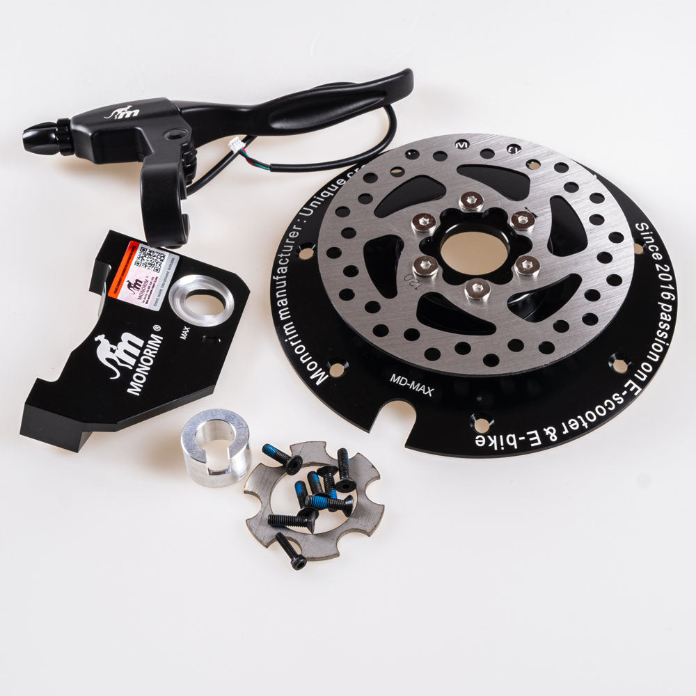 Monorim MD-MAX Motor Deck Upgrade Disc Brake Parts For Segway Ninebot Scooter MAX G30 D/E/P/DII/LEII/LD/LE/LP, 120mm for Rear Motor